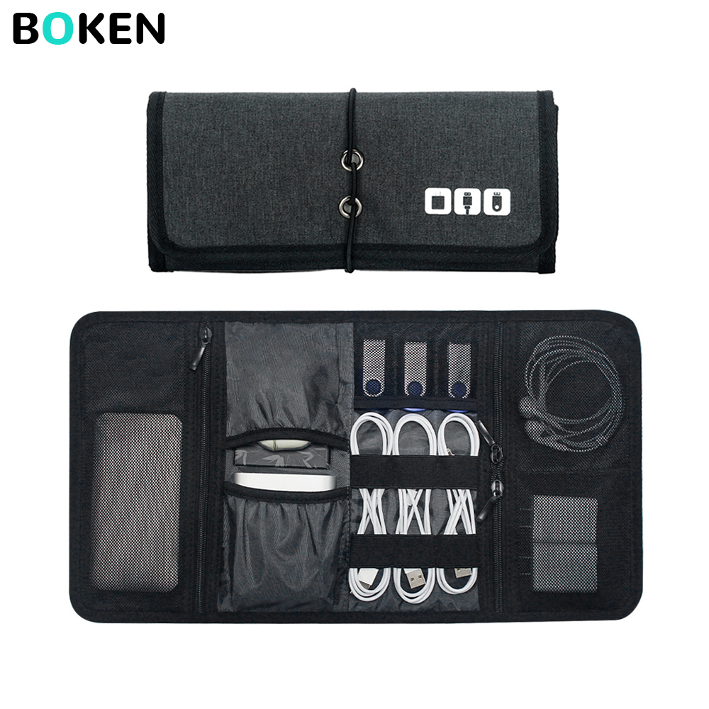 Cable Management Bag - Sac Organisateur Tech, Étui de Rangement