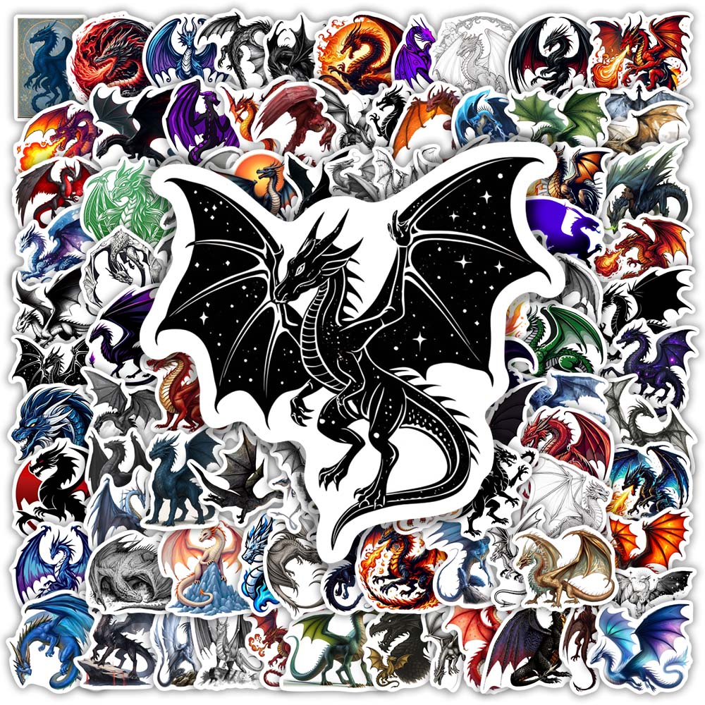 Laptop Accessories Cool - Autocollants Fantaisie Dragon Magique Cool, Décorations
