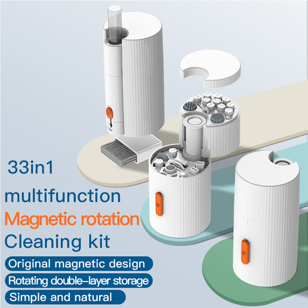 Laptop Accessories Cleaning Kit - Kit de nettoyage électronique magnétique rotatif