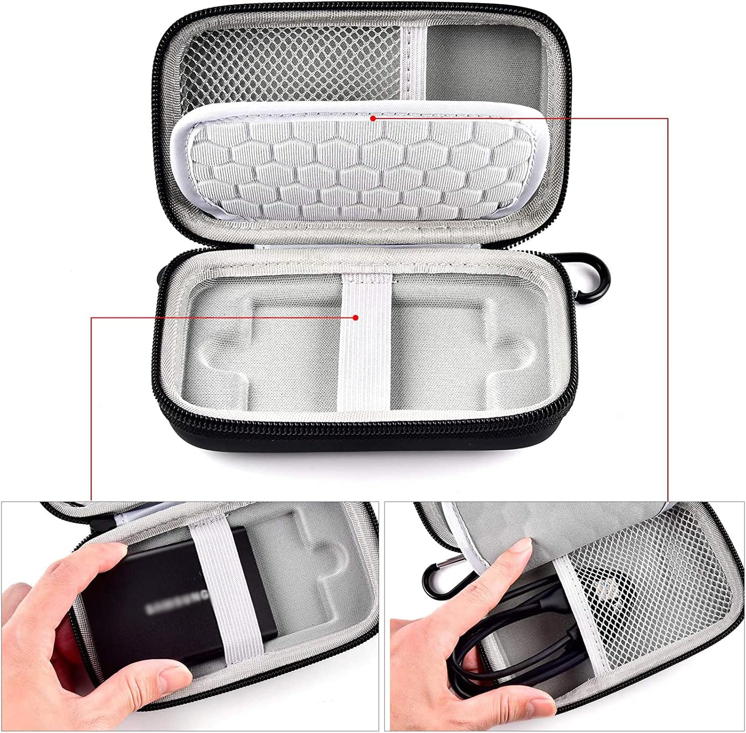 Étui universel USB 3.2 SSD, sa - Cable Management Bag avis et prix